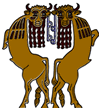 Human-headed bull